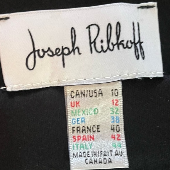 Joseph Ribkoff Black/Vanilla Cover-Up Style SZ 10 - Picture 5 of 11